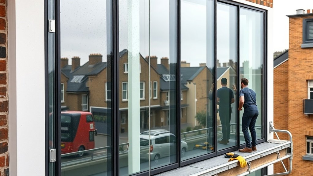 Polycarbonate to Glass Conversion Northolt