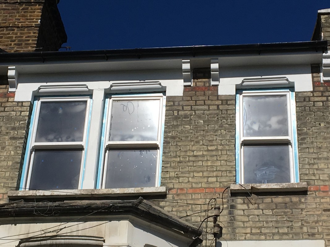 New uPVC sash windows fitted on Victorian terrace in Northolt
